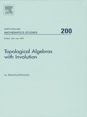 cover image of Topological Algebras with Involution